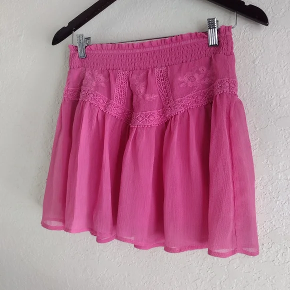 Miami Pink Mini Skirt - Picture 7 of 10